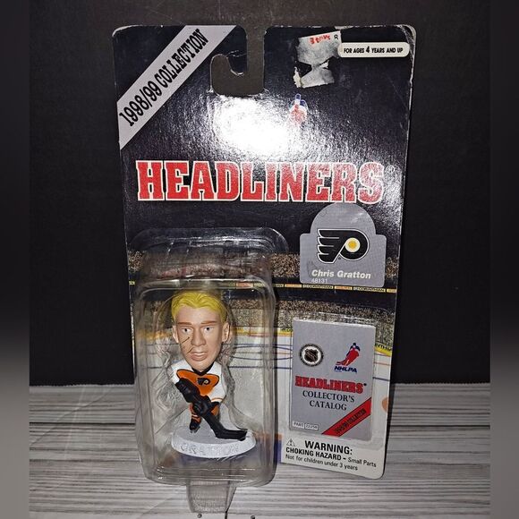 1998/1999 Headliners NHLPA Philadelphia Flyers Chris Gratton 3" Figure NEW - Picture 3 of 7